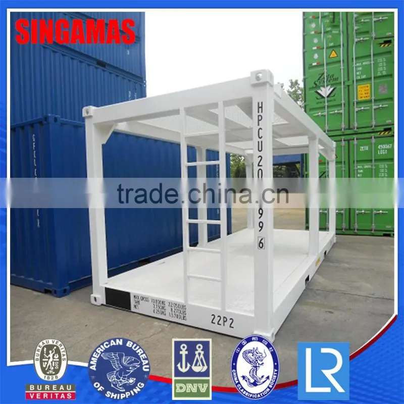 alibaba china offshore frame container 20"