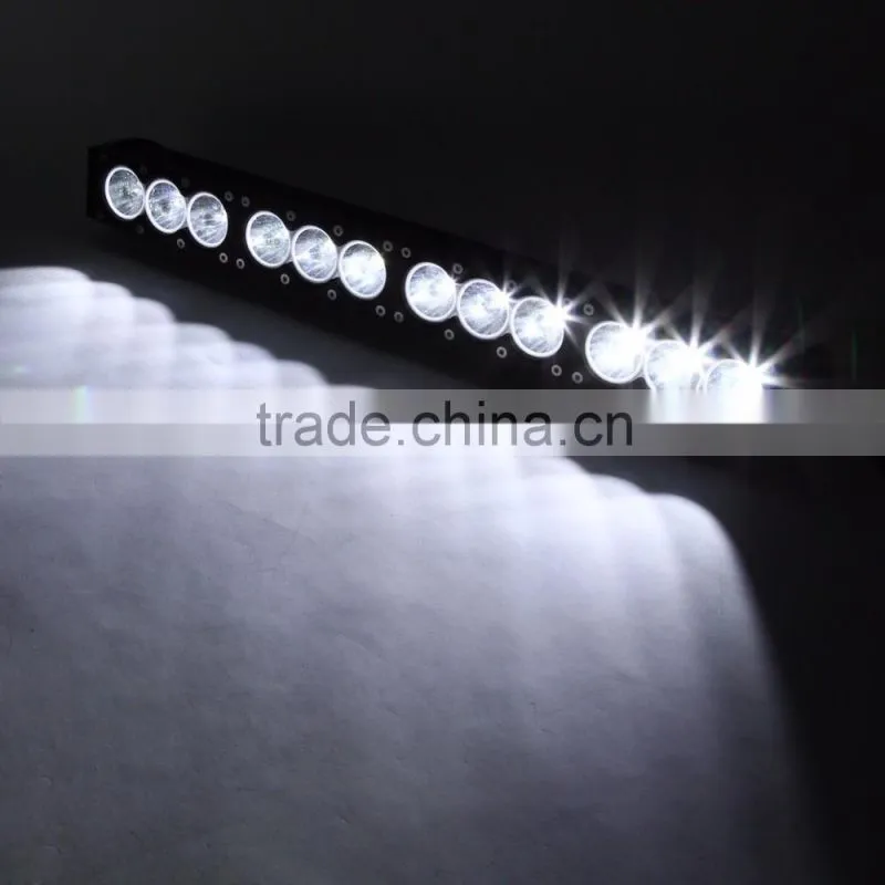 New arrival single row amber and white color led light bar 120w with CE ROHS Certification