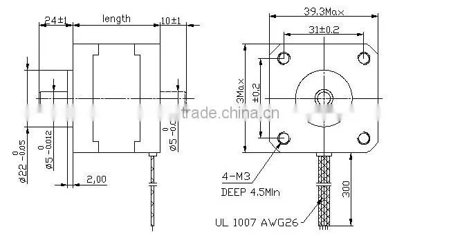 worm gearbox motor nema 15 ,39mm pm motor stepper, 4 phase hybrid step motor ,motor for overlock