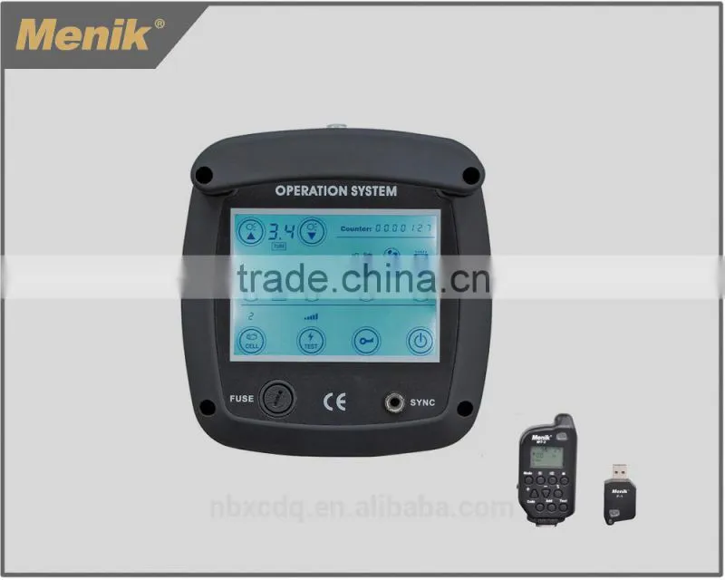 CM studio flash with remote control touch screen, studio lighting