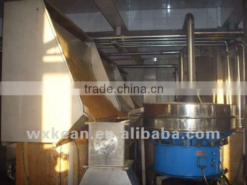 Vibration screen used for fruit industry
