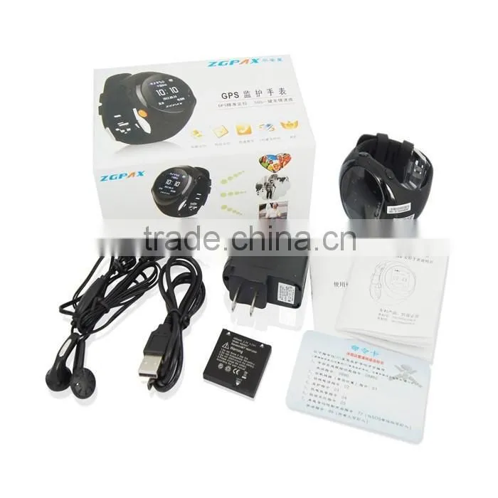 Multi Language Version Wrist Watch GPS SOS LBS Tracking Device for Kids