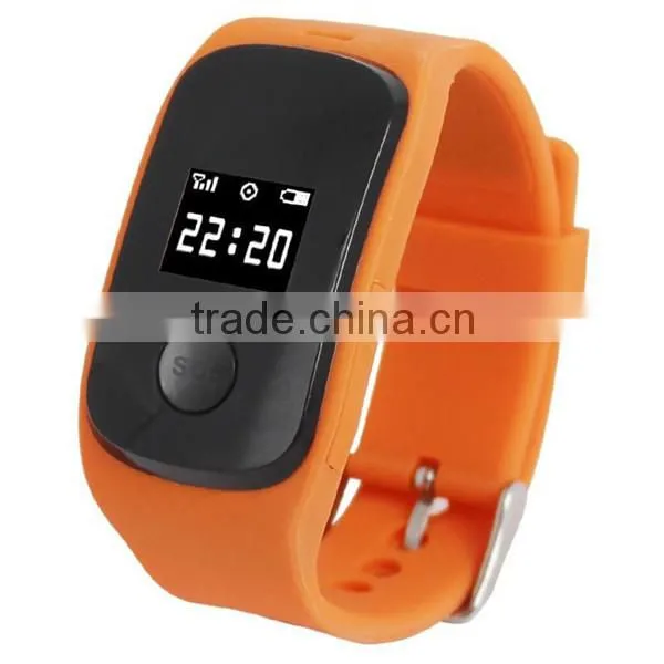 Factory wholesale gsm GPS watch phone tracker for kids