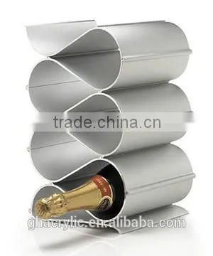 GH-RZ248 2014 Shenzhen Guihe Factory Direct Sale Acrylic wine bottle rack display with good quality
