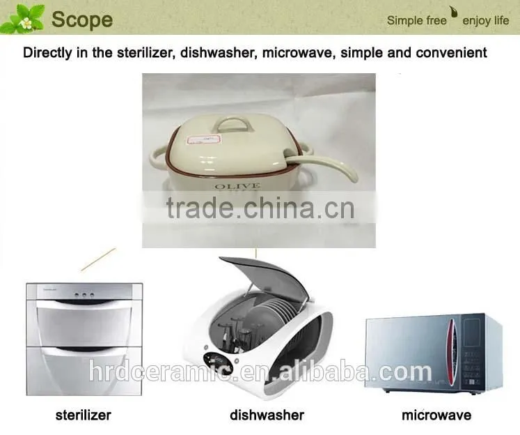 Stocked small ceramic Porcelain Soup Tureen with lid