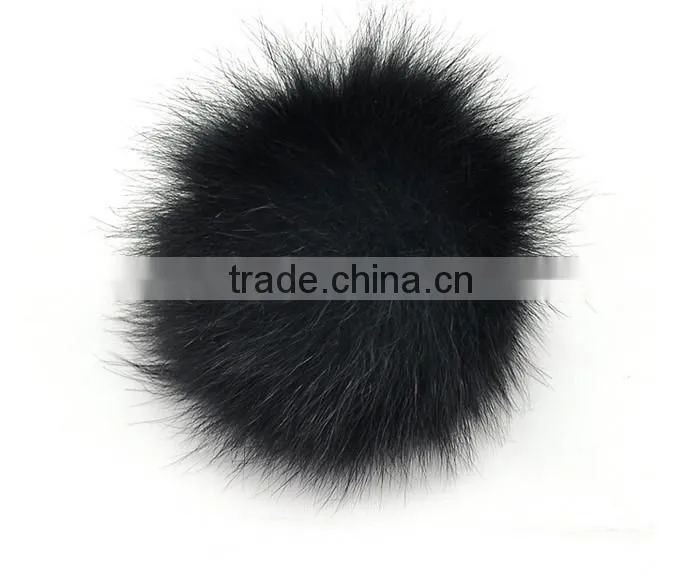 Natural genuine fox fur pom poms /balls for decoration