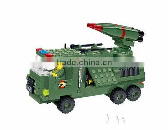 Assembling military vehicles intelligent building block