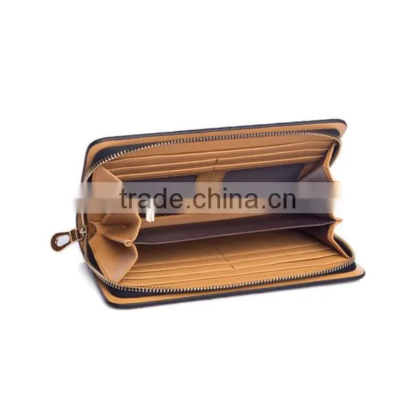 2015 hot selling short leather man wallet bag