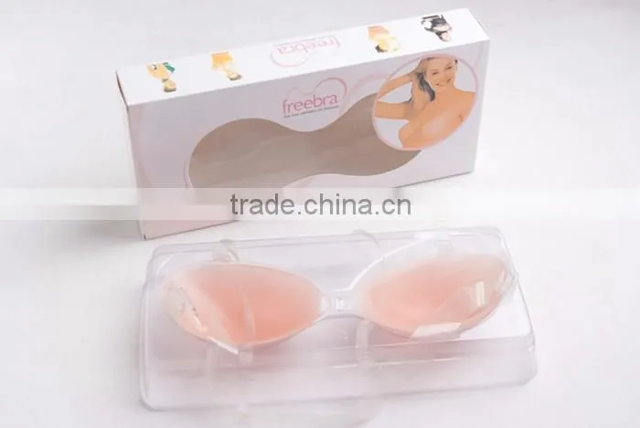 Customized Cheap Nude Ladies Sexy Fashion Seamless Bra With Clear Transparent Straps