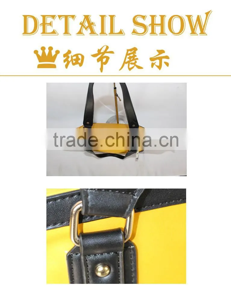 2015 factory price woman pu leather handbag manufactures China