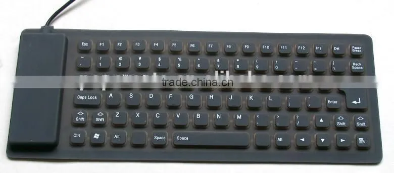 PC USB silicon gel foldable 85 keys Keyboard