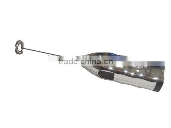 Electric Milk Frother Made of Stainless Steel + ABS Material