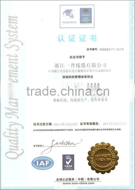0.05mm electric stranded copper wire