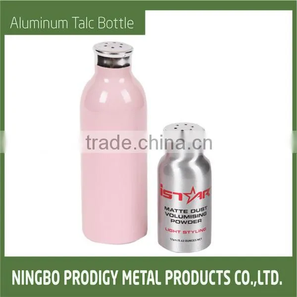 painted colored Aluminum Talcum Powder Bottle