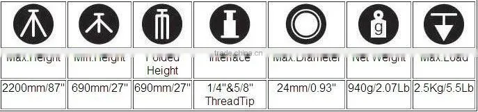 EI803 7.3FT Studio Light Stand lightStand