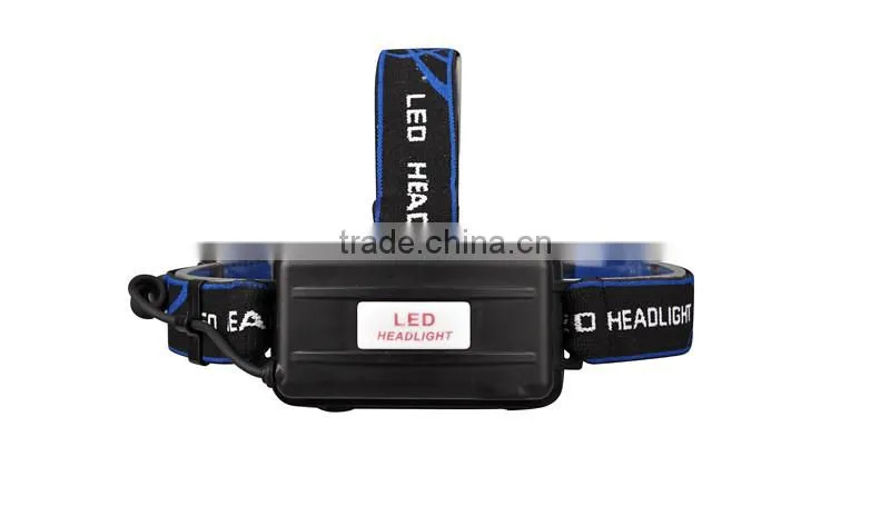 2015 New Style 2*18650 Battery Rechargeable Headlight 500 Lumen Strong Light T6 Led Headlamp Irradiation Distance Of 150 Meter