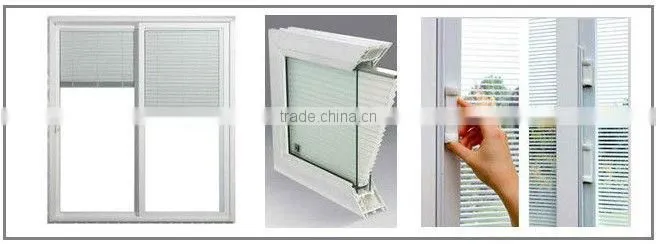 2 fans aluminum/pvc sliding window/casement window