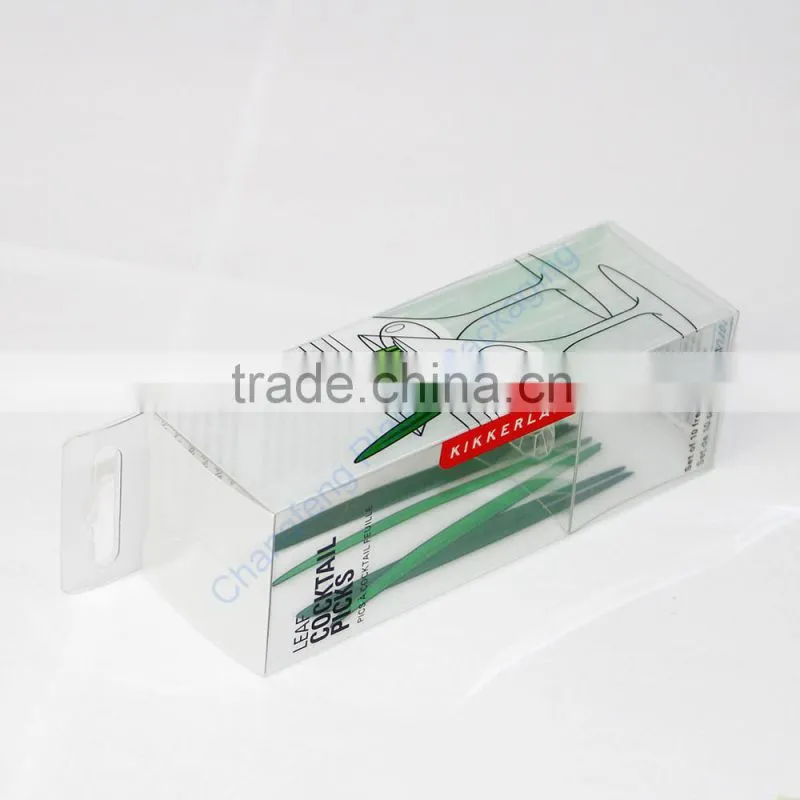 Eco- friendly Customized PET Material Wine Glass Packaging Box