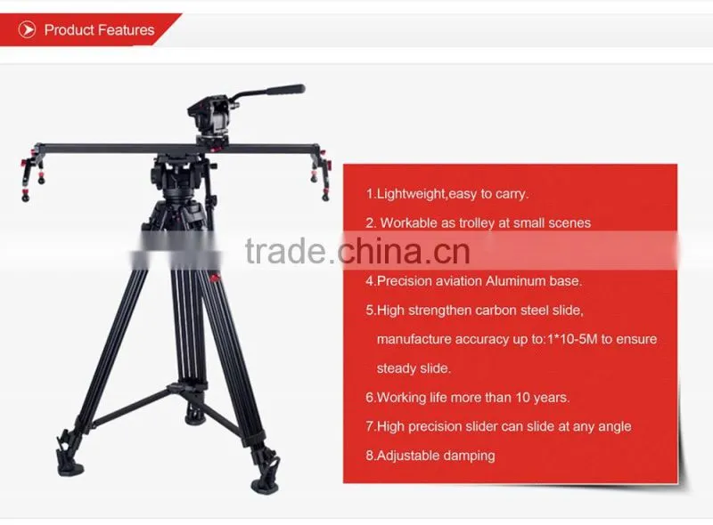 Kingjoy Popular aluminum mini slider for SLR or DSLR camera VM-150