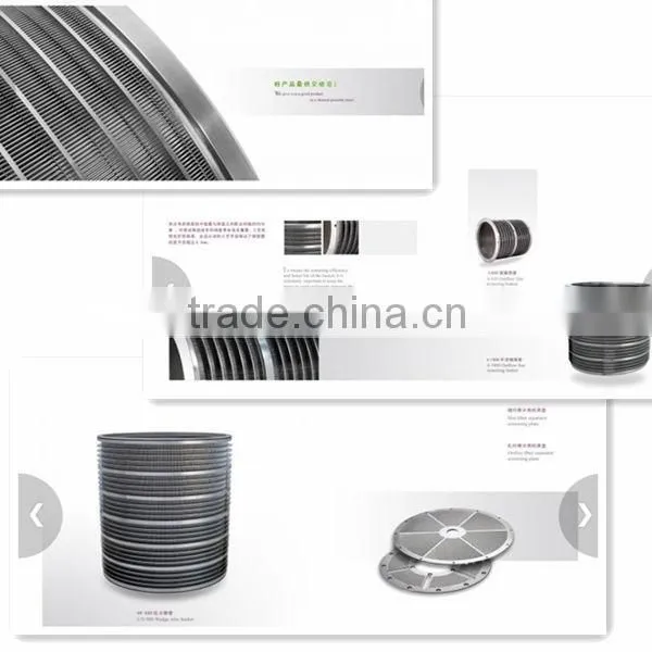 Stainless steel material strainer drum/ screen basket