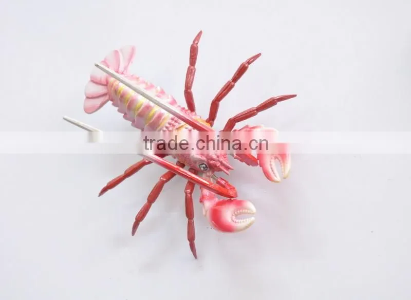 5 inch Plastic Lobster Animal Refrigerator Magnet, Magnetic Sticker