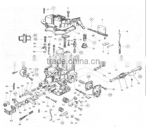 weber 32/36DGEV carburetor