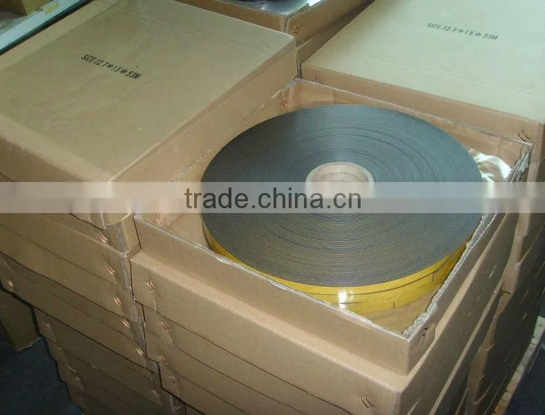 self magnetic sheet with color vinyl .double side magnetized,soft magnect.all kinds of lamination.