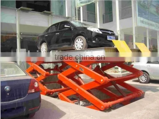 tilt type underground garage cars parking lift