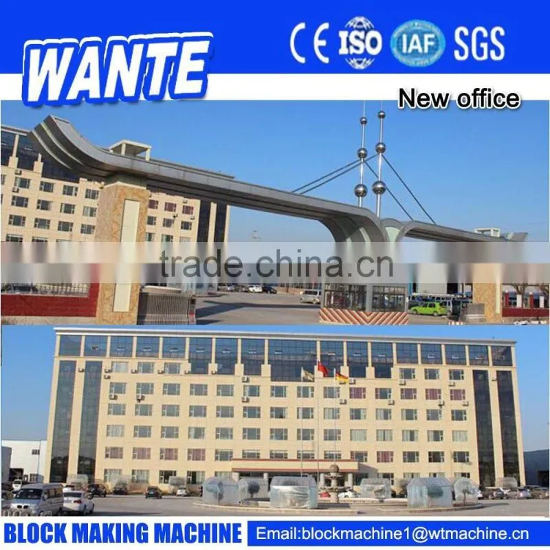 High quality WT1-25 soil clay interlocking bricks making machine production line from Linyi Wante Machinery