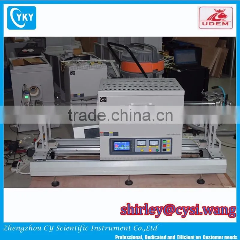 1200C sliding solar RTP tube furnace for graphene in lab ALD & PECVD Combination Tube Furnace System