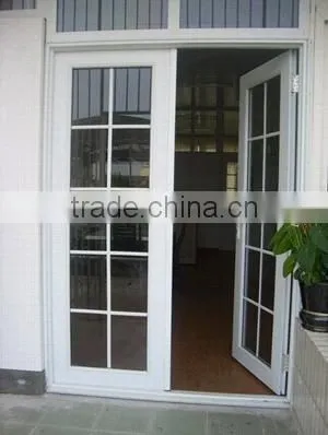 UPVC White Casement Doors with Grilles designs