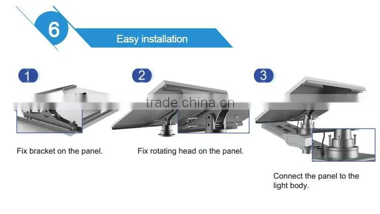 New Solar Led Street Light All in One Street Light Sensor Integrated 40W 20W 30W