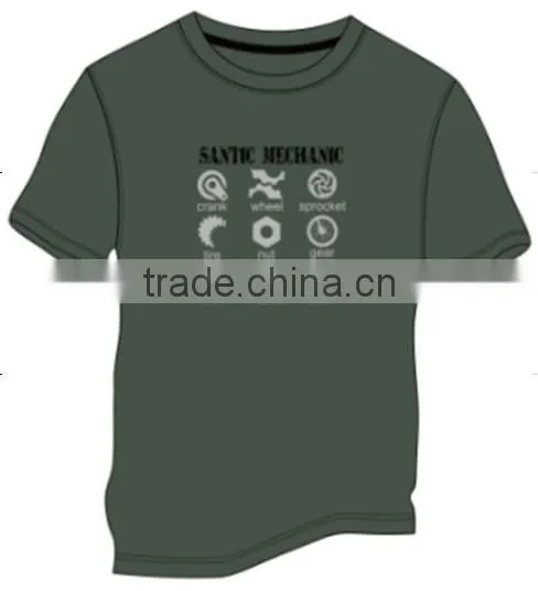 100% polyester dry fit fashion short sleeve custom mens running t shirt in stock
