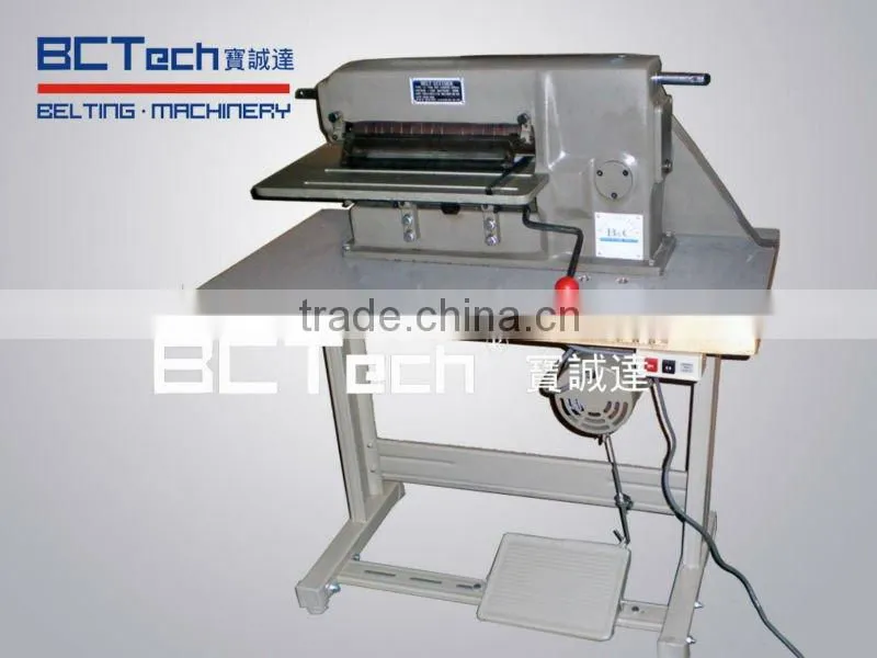 Dividing shear for PU timing belt