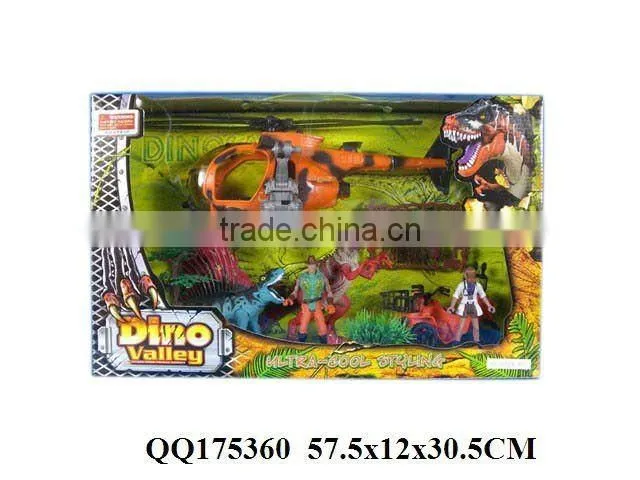 Funny dinosaur play set