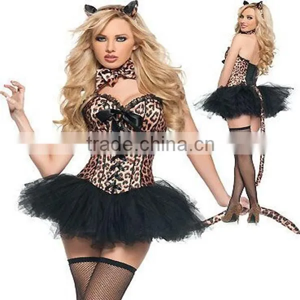 100%polyester leopard printed satin fabric for dress and shirt