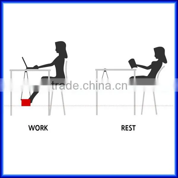Mutifuntinal use foot rest desk hammock/mini portable desk hammock/office adjustable desk hammock