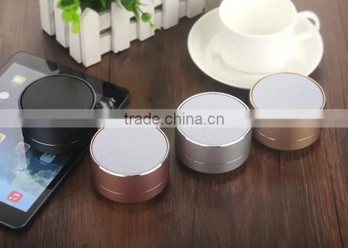 top tech audio speaker box Built in Mic, USB and TF card port mini bluetooth speaker