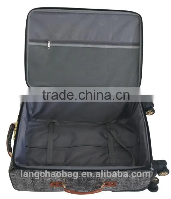 PU Leather Trolley Case Fashionable High Quality Hot Selling Travel Bags