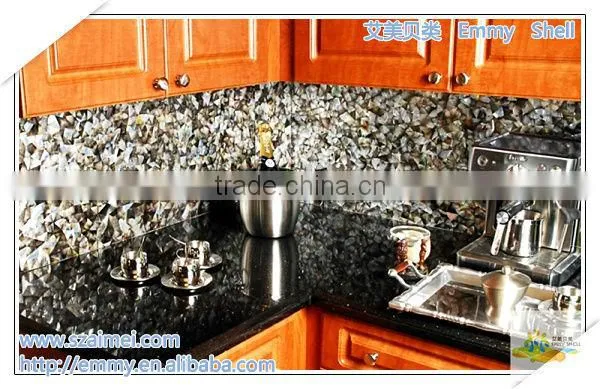 High quality natural abalone mother of pearl shell paper shell sheet shell laminate