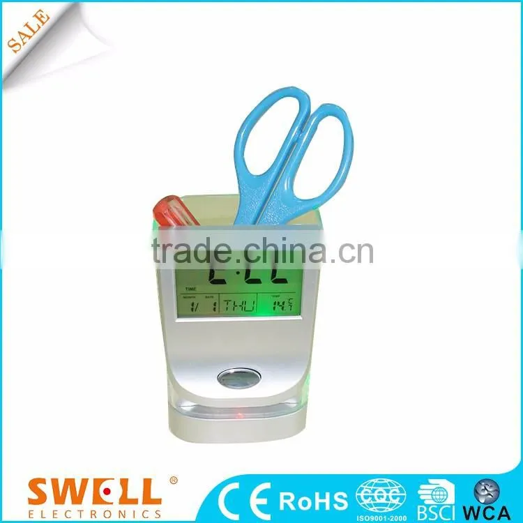wholesale pen holder alarm clock , traditional alarm clock