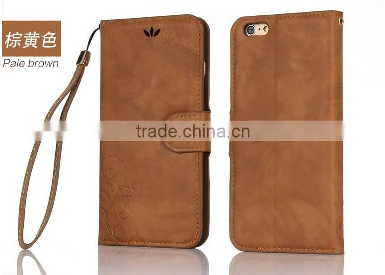 Best Selling Retro Design Mobile Phone Case Detachable Magnet Leather Case For iPhone 6