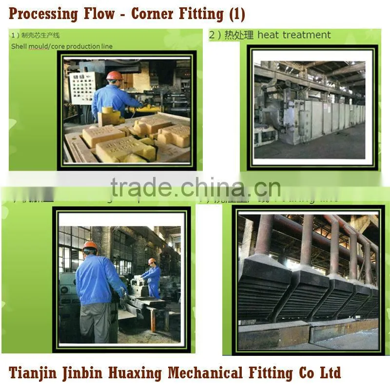 Tianjin Casting steel ISO1161 container corner casing