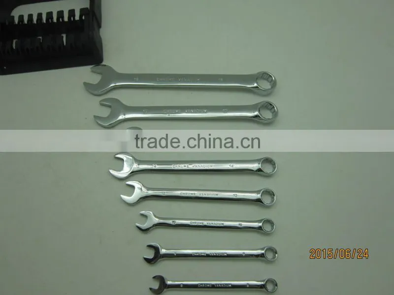 8pcs combination wrench tool set ,spanner wrench set repair hand tools