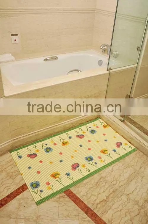 anti slip fancy animal shape PVC foam soft duck bath mat
