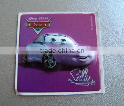 Custom cartoon cheapest pvc sticker,promotional gift 3d pvc sticker printing