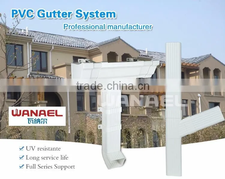 Long Service Life Leaf Dust Proof PVC Rain Gutter Guard
