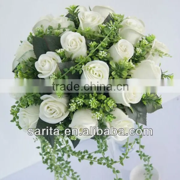 hot sale artificial real touch flower rose for wedding decoration