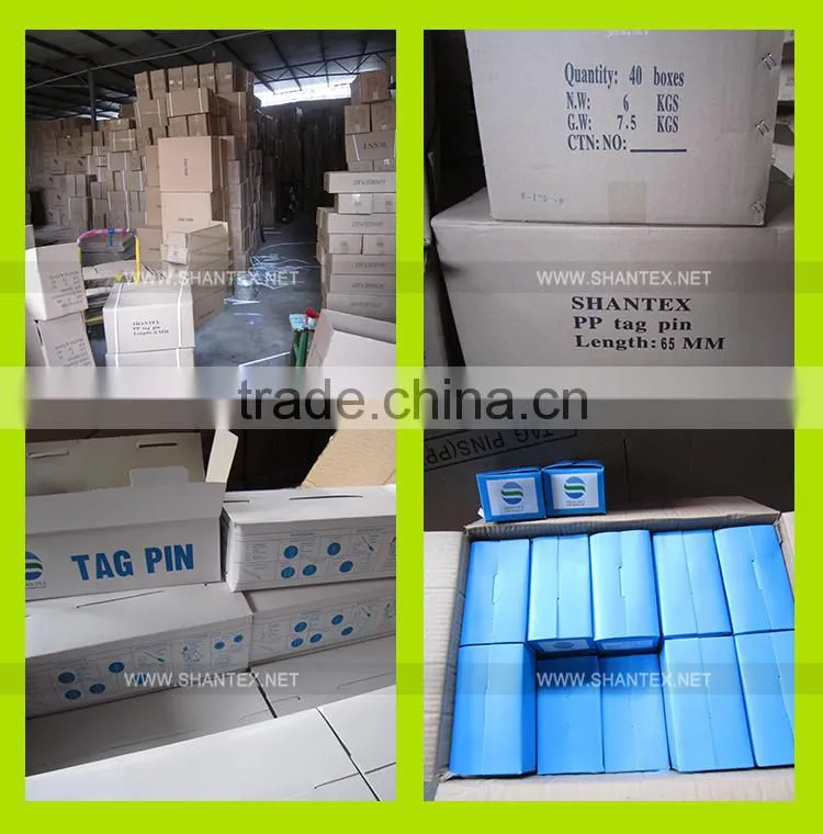 Plastic staple tag pin rolls