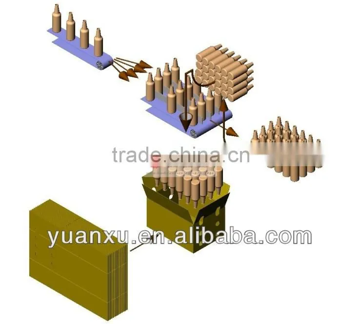YK-ZX03 Full-automatic casing machine&case packer